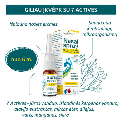 3 CHÊNES 7 Actives, purškalas 50 ml