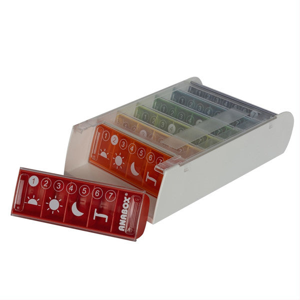 ANABOX dėžutė vaistams (komplektas savaitei), nuotrauka Nr. 1