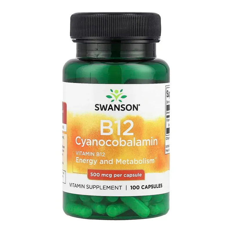 SWANSON Vitaminas B12 kapsulės N100, nuotrauka Nr. 1