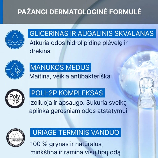 Uriage Bariederm kremas rankoms 50ml, nuotrauka Nr. 4