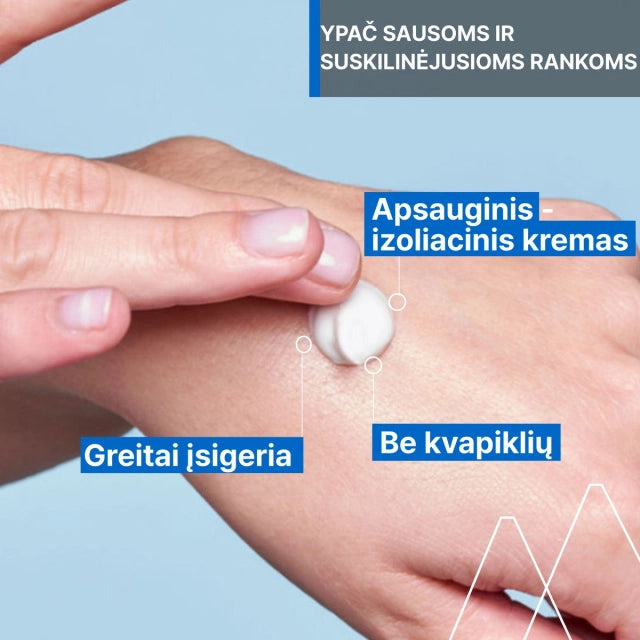 Uriage Bariederm kremas rankoms 50ml, nuotrauka Nr. 3