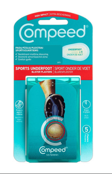 COMPEED padų pūslių pleistrai sportuojantiems, N5