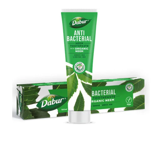 Dabur dantų pasta NEEM su ekologiškų nimbamedžių ekstraktu, 100ml, nuotrauka Nr. 1