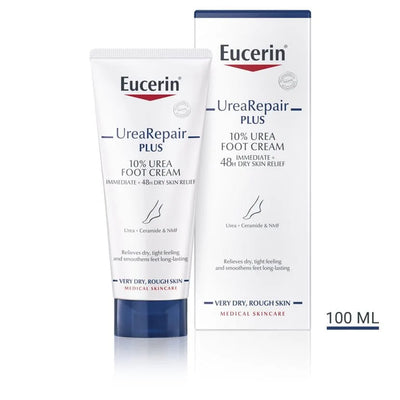 EUCERIN UreaRepair Plus pėdų kremas su 10 % šlapalo, 100ml