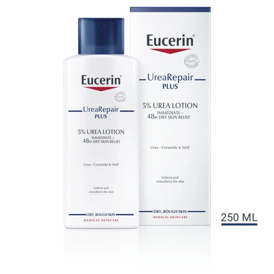 EUCERIN UreaRepair PLUS losjonas su 5% šlapalo, 250ml