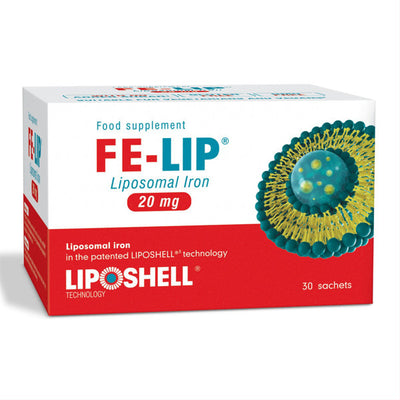 FE-LIP liposominė geležis 20mg paketėliai 5g N30