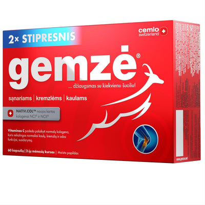 Cemio Gemzė 2x Stipresnis kapsulės N60