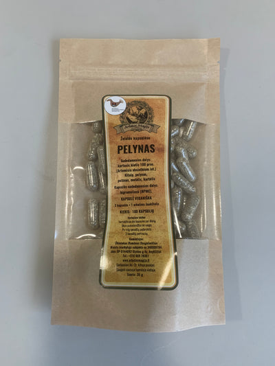 PELYNAS žolelės kapsulėse 35g
