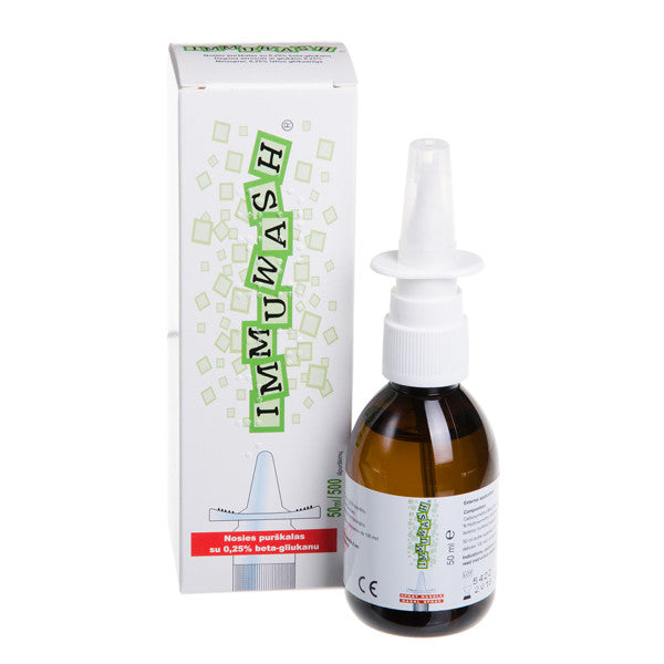 IMMUWASH nosies purškalas su beta gliukanu 50ml, nuotrauka Nr. 1