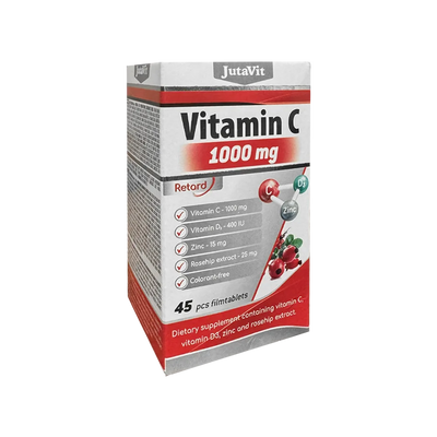 JutaVit VITAMINAS C 1000 mg, tabletės N45