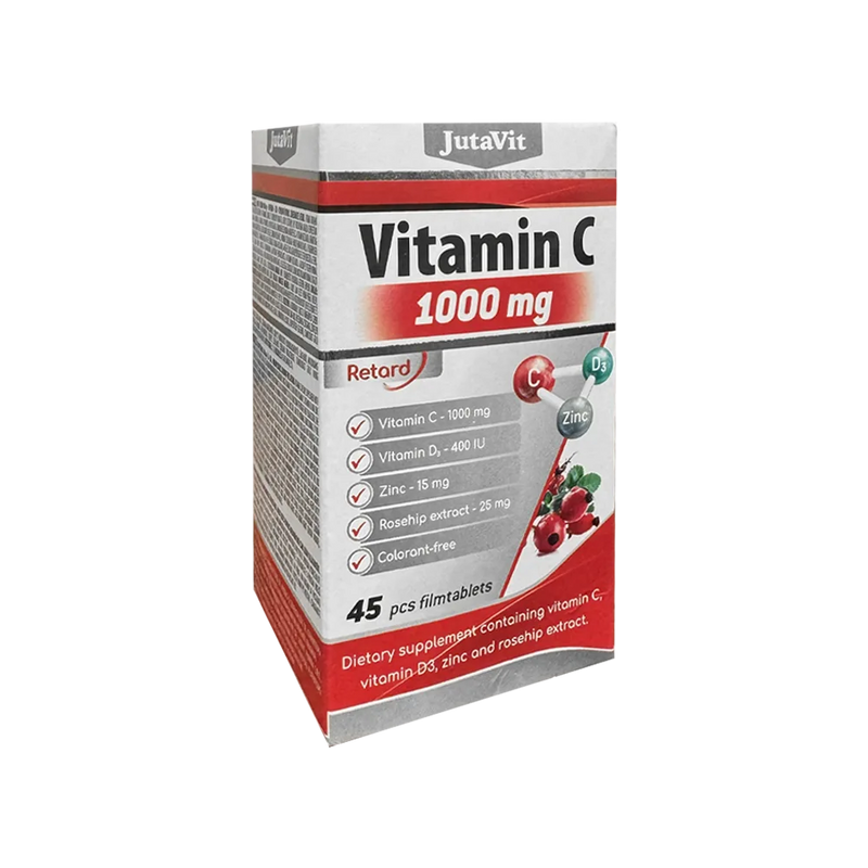 JutaVit VITAMINAS C 1000 mg, tabletės N45, nuotrauka Nr. 1