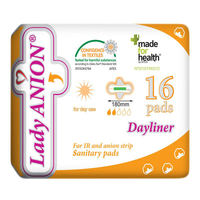 Lady Anion Day Liner kasdieniniai įklotai 180mm N16