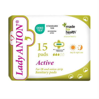 Lady Anion Active ploni paketai 180mm N15