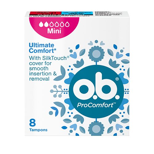 O.B. tamponai Pro Comfort Mini, N8, nuotrauka Nr. 1