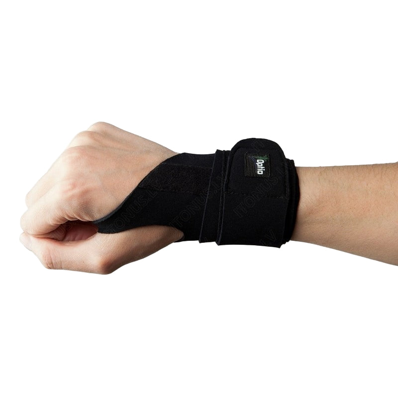 OPTIO riešo įtvaras kairė, juodas RT0-1-5, nuotrauka Nr. 1