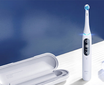 Oral-B iO 7 elektrinis dantų šepetėlis baltas, nuotrauka Nr. 4
