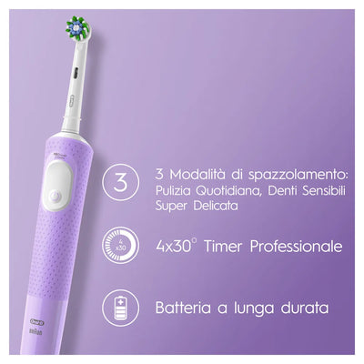 Oral-B Vitality Pro elektrinis dantų šepetėlis, Lilac