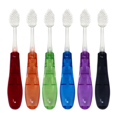RADIUS dantų šepetėlis su keičiama galvute TOUR TRAVEL BRUSH SOFT