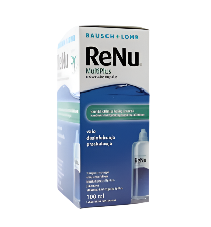 Kontaktinių lęšių skystis ReNu MultiPlus 100 ml, nuotrauka Nr. 1