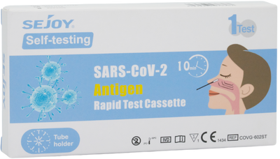 SEJOY SARS-CoV-2 antigeno greitasis testas iš nosies