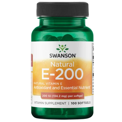 SWANSON Vitaminas E (natūralus) 134.2 mg, kapsulės N100