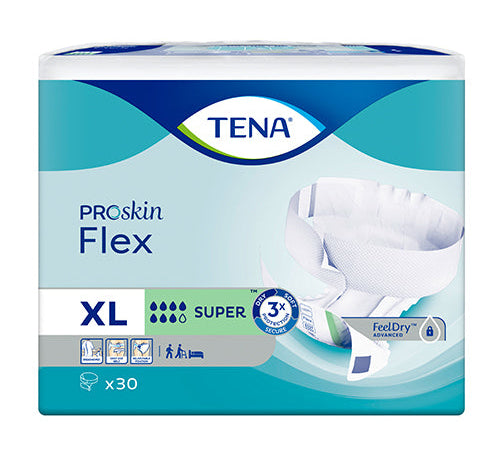TENA Flex Super Juostinės sauskelnės XL, N30, nuotrauka Nr. 1