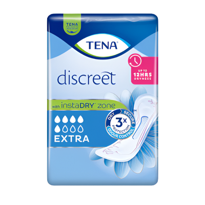 TENA Šlapimo nelaikymo paketai Discreet Extra N10