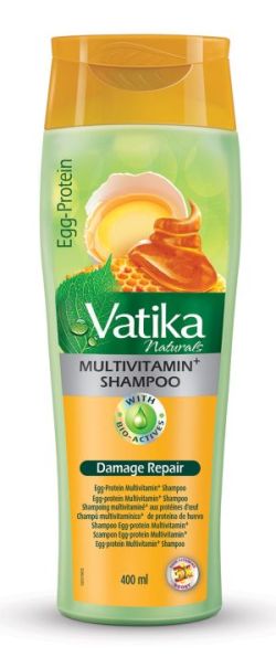 VATIKA MultiVit šampūnas Egg Protein 400ml, nuotrauka Nr. 1