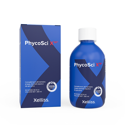 Xellis PhycoSci X14 spirulinos ekstrakto fikocianino koncentratas 250 ml
