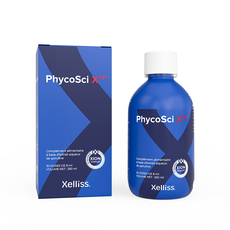 Xellis PhycoSci X14 spirulinos ekstrakto fikocianino koncentratas 250 ml, nuotrauka Nr. 1
