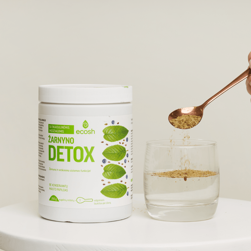 ECOSH žarnyno DETOX milteliai 260g, nuotrauka Nr. 2