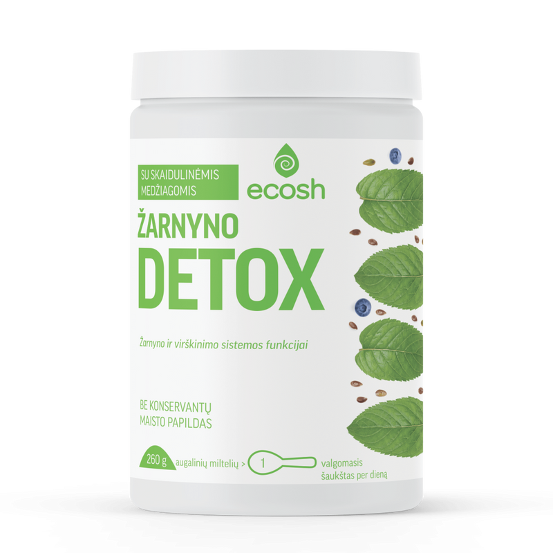 ECOSH žarnyno DETOX milteliai 260g, nuotrauka Nr. 1
