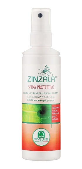 NATURA HOUSE ZINZALA purškiklis nuo uodų ir erkių 100ml