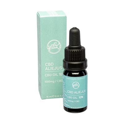 Kanapių žiedų aliejus 10% CBD 1000mg, 10 ml