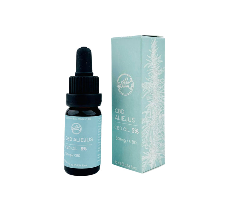 Kanapių žiedų aliejus 5% CBD 500mg, 10 ml, nuotrauka Nr. 1