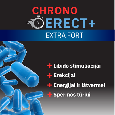 Chrono Erect Extra Fort potencijai, kapsulės N4