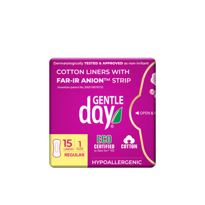 GENTLE DAY Far-IR Anion kasdieniniai įklotai MINI pakuotė, N15