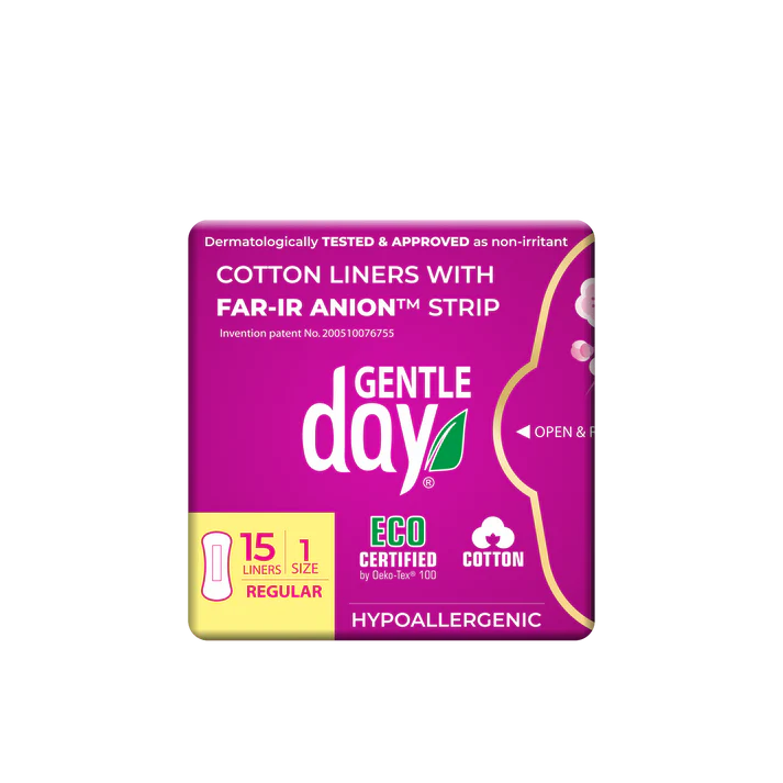 GENTLE DAY Far-IR Anion kasdieniniai įklotai MINI pakuotė, N15, nuotrauka Nr. 1