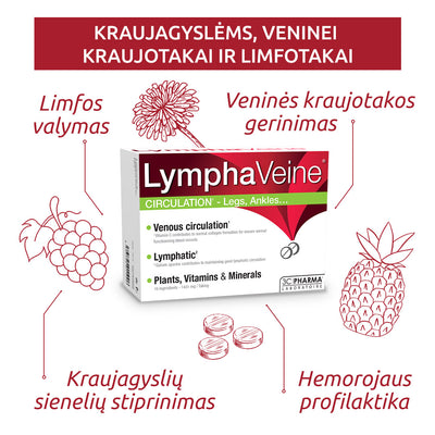 3C PHARMA Lymphaveine, tabletės N60
