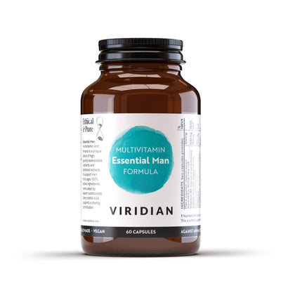 VIRIDIAN Essential Man Multivitamin, kapsulės N60