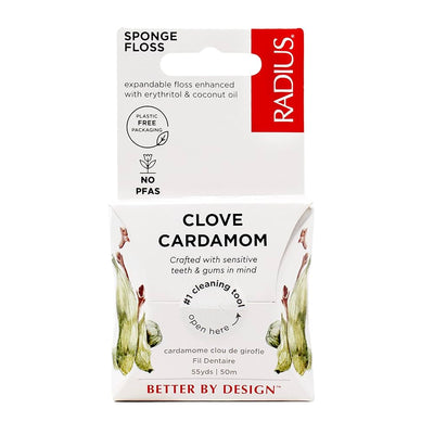 RADIUS dantų siūlas ORGANIC CLOVE CARDAMON, 50m