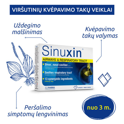 3C PHARMA Sinuxin, paketėliai N16