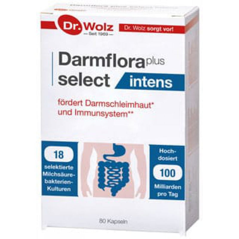 DR.WOLZ Darmflora Plus Select Intens, kapsulės N80, nuotrauka Nr. 1