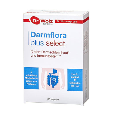 Dr. Wolz Darmflora plus select kapsulės N80