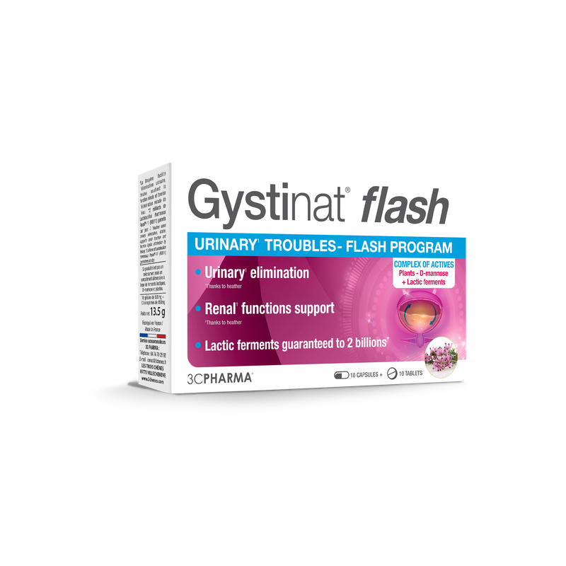 3C PHARMA Gystinat Flash, tabletės N10, kapsulės N10, nuotrauka Nr. 1
