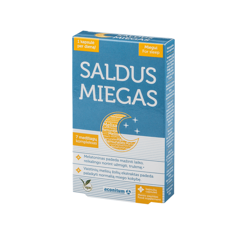 Saldus Miegas kapsulės N15, nuotrauka Nr. 1