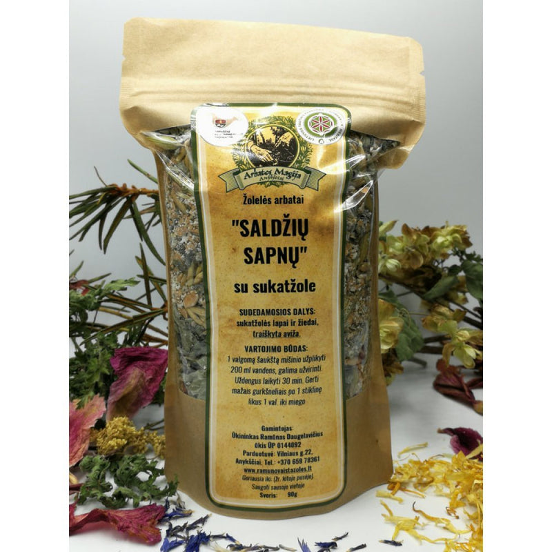 SALDŽIŲ SAPNŲ su sukatžole žolelės arbatai 90g, nuotrauka Nr. 1