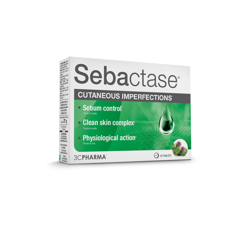 3C PHARMA Sébactase, tabletės N30, nuotrauka Nr. 1