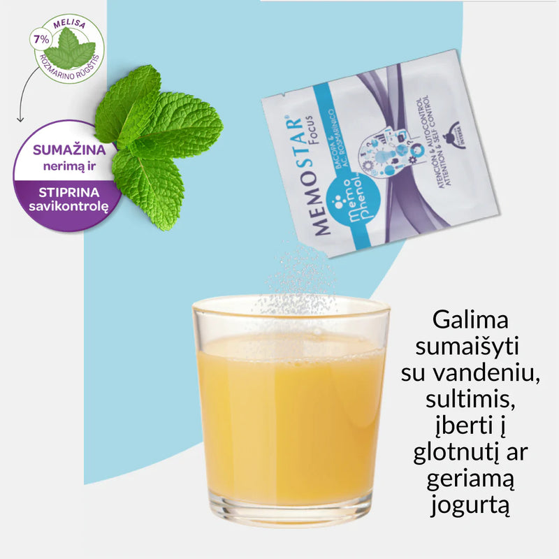 MEMOSTAR® FOCUS su saldikliu, milteliai N30, nuotrauka Nr. 2