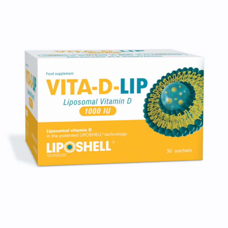 VITA-D-LIP 1000 IU liposominis vitaminas D, paketėliai N30, nuotrauka Nr. 1